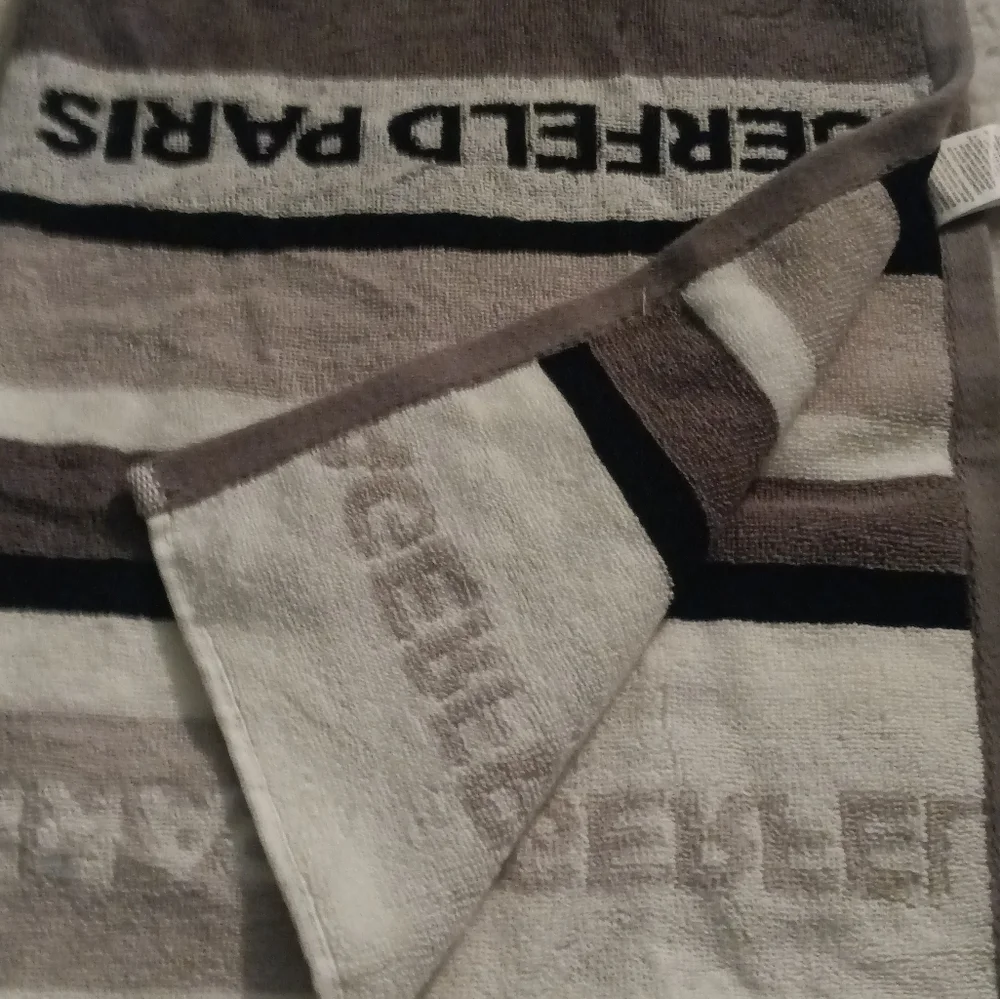 Karl Lagerfeld hand towel